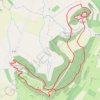 Trace GPS Balade sur la colline de Sion, itinéraire, parcours
