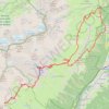 Trace GPS Col des Montets - Lac Blanc - L'Index, itinéraire, parcours