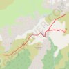 Trace GPS Le lac de Creno, itinéraire, parcours