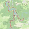 Trace GPS Barrage de Nisramont, itinéraire, parcours