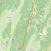 Trace GPS Le Tour de la Molière par le Haut, itinéraire, parcours