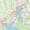 Trace GPS Suisse centrale, Unterägeri - Lucerne, itinéraire, parcours