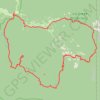 Trace GPS Bison Mountain Loop, itinéraire, parcours