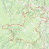 Trace GPS GRP du tour des Monts d'Aubrac_1, itinéraire, parcours