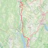 Trace GPS Aix-les-Bains (73100), Savoie, Auvergne-Rhône-Alpes, France > Bellegarde-sur-Valserine (01200), Valserhône, Ain, Auvergne-Rhône-Alpes, France, itinéraire, parcours