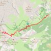 Trace GPS Les Fermons col de la Venasque, itinéraire, parcours