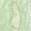 Trace GPS Tour du Bacon du Valromey (Ain), itinéraire, parcours