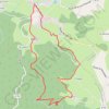 Trace GPS Cascade de Bout - Saint-Priest-la-Prugne, itinéraire, parcours
