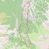 Trace GPS Les Orres-Cabane du Lac, itinéraire, parcours