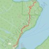 Trace GPS Parc national du Fjord du Saguenay - Sentier de la statue, itinéraire, parcours