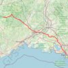 Trace GPS 1 AUBERGE de CADENAS à MARSEILLE EMBARQUEMENT 1 1, itinéraire, parcours