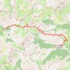 Trace GPS Route from Saint-Dalmas-le-Selvage to Bayasse, itinéraire, parcours