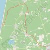 Trace GPS Castets to Saint-Girons Plage, itinéraire, parcours