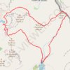 Trace GPS Bises dent du Vélan crêtes de Charousse lac Darbon Bises, itinéraire, parcours