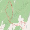 Trace GPS Petit Som, descente par le Pas du Loup, itinéraire, parcours