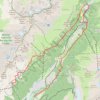 Trace GPS Cross du Mont-Blanc, itinéraire, parcours