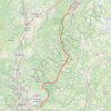 Trace GPS track, itinéraire, parcours