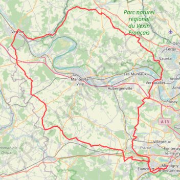 Trace GPS TR 04-06, itinéraire, parcours