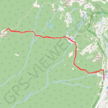 Trace GPS Dog Mountain, itinéraire, parcours