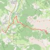 Trace GPS Montée de Crévoux depuis Embrun, itinéraire, parcours