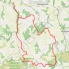 Trace GPS Monts d'Arrée, Les Cragou, itinéraire, parcours