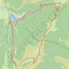 Trace GPS Crête de Bidour depuis Lac de Payolle, itinéraire, parcours