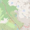 Trace GPS J4 Mont Vallier retour, itinéraire, parcours