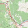 Trace GPS Itinéraire VTT - P : Des Houches à Servoz - Le Chemin des Diligences, itinéraire, parcours