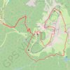 Trace GPS Chamechaude en boucle (Chartreuse), itinéraire, parcours