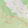 Trace GPS Tour du Mont Julien, itinéraire, parcours
