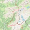 Trace GPS Vallorcine - Champéry, itinéraire, parcours