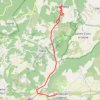 Trace GPS Provence - En haut des gorges, itinéraire, parcours