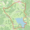 Trace GPS Grand tour du lac de Devesset, itinéraire, parcours