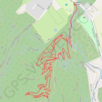 Trace GPS Mountain Bike Ride in Porepunkah Plantation, itinéraire, parcours