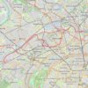 Trace GPS Tour de Paris étape 1, itinéraire, parcours