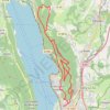 Trace GPS Corsuet - Meyrieu - Cessens, itinéraire, parcours