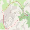 Trace GPS Col de Baïsse, Cime Plate et Escuzier, itinéraire, parcours
