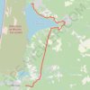 Trace GPS De Mimizan à Biscarrosse, itinéraire, parcours