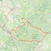 Trace GPS Jour 3 Auvergne Le Puy-en-Velay à Naussac-Fontanes, itinéraire, parcours
