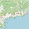 Trace GPS 3ème étape de la traversée du massif des Maures jusqu'à Saint Tropez, itinéraire, parcours