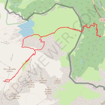Trace GPS Cirque d'Olibon, itinéraire, parcours