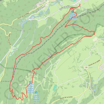 Trace GPS Dent de Vaulion depuis Vallorbe, itinéraire, parcours