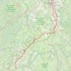 Trace GPS Itinéraire de Clermont-Ferrand à Agrès, Saint-Parthem, itinéraire, parcours
