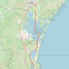 Trace GPS Leucate - Narbonne, itinéraire, parcours