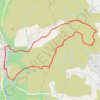 Trace GPS Salagou - Le Gouffre de Péret, itinéraire, parcours