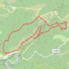 Trace GPS Moulin et source du Tiourre, itinéraire, parcours