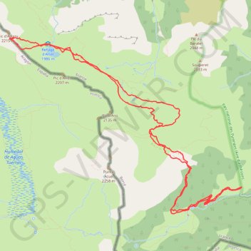 Trace GPS Col d'Arlet - Aillary depuis Espelunguère, itinéraire, parcours