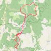 Trace GPS Les Gorges d'Oppedette, itinéraire, parcours
