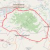 Trace GPS A century solo ride - clockwise cycling the Bogd mountain #PowerMap #StatMaps, itinéraire, parcours