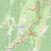 Trace GPS Grande Traversée des PréAlpes : Les Bruyères - Corrençon-en-Vercors, itinéraire, parcours